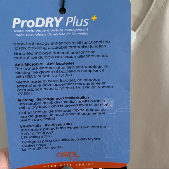 Adidas women's sz 6 climalite golf pants prodry plus ecru color New - Picture 8 of 9